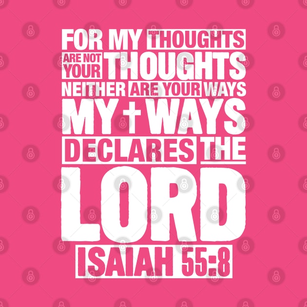 Isaiah 55:8 by Plushism