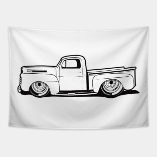 1950 Ford Truck BW Tapestry