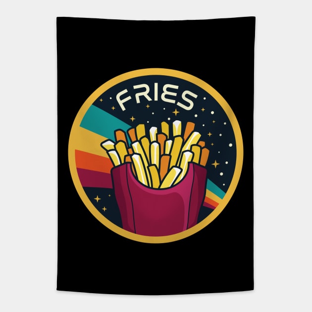 Fries Space Delivery Tapestry by spacedowl