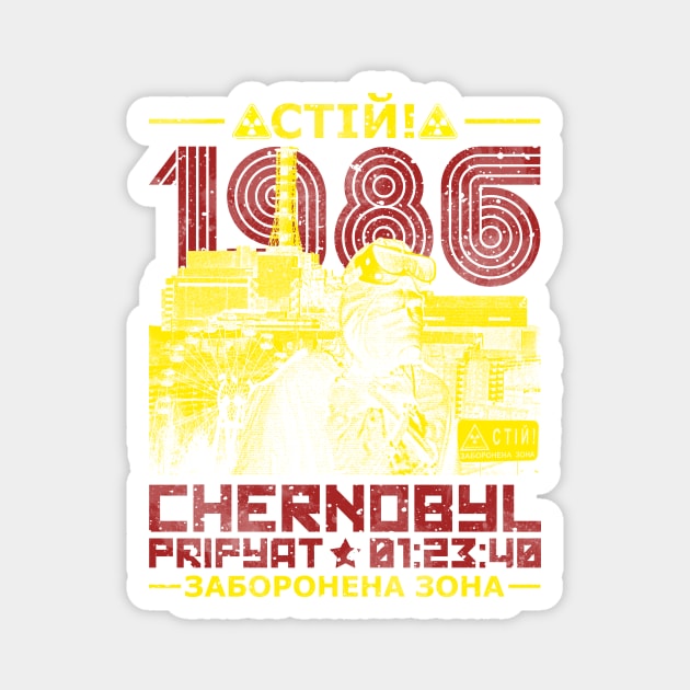 CHERNOBYL 1986 Magnet by Bomdesignz