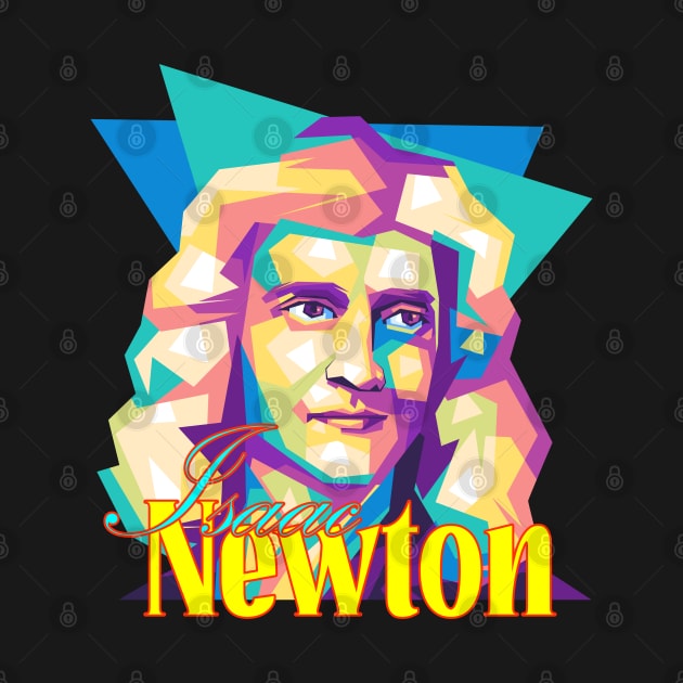 Isaac Newton wpap vintage by erika design