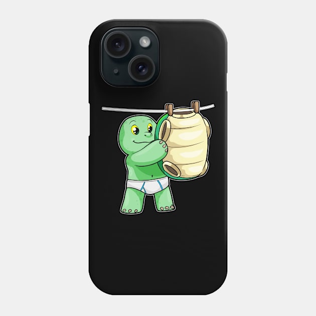 Turtle with Shell Phone Case by Markus Schnabel