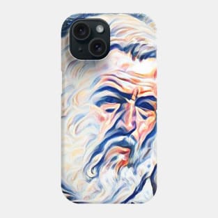 Anaximander Portrait | Anaximander Artwork 11 Phone Case