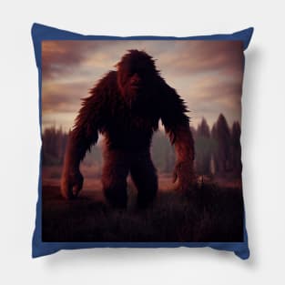 Sasquatch in Nature Pillow