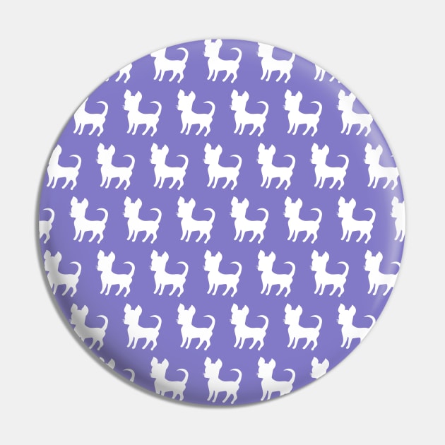 Chihuahua silhouette print (large) lilac Pin by bettyretro