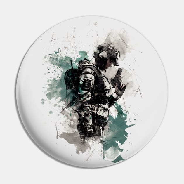 Ela Rainbow Six Siege Pin by Stylizing4You