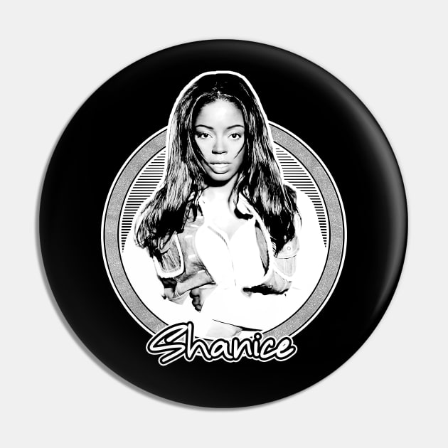 Shanice /// 90s Retro Soul Fan Design Pin by DankFutura