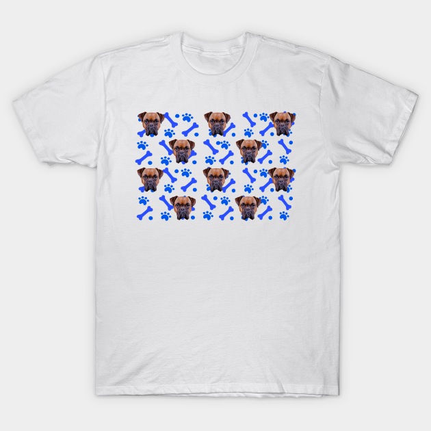 boxer dog face t shirt