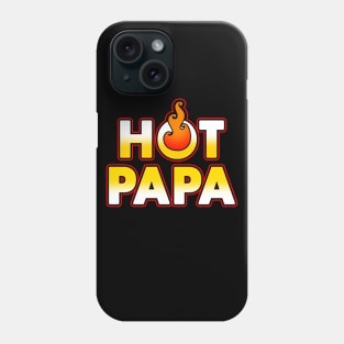 Hot Papa Cool Best Dad Gift For Fathers Phone Case