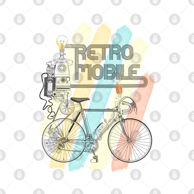 Retro Mobile by Marike Korting Art