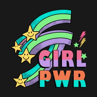 Retro Girl Power 80s Gift T-Shirt