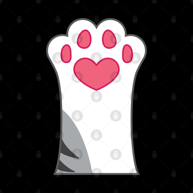 Heart Paw by The Kitten Gallery