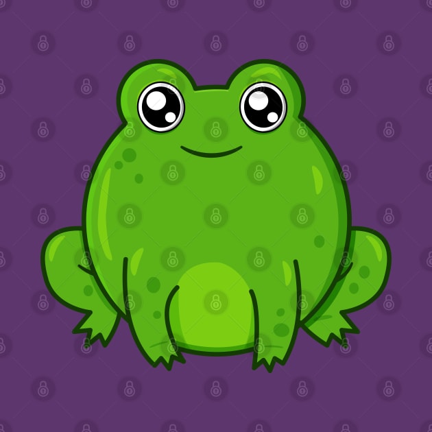 Cute Cartoon Frog by ShexxarDesigns