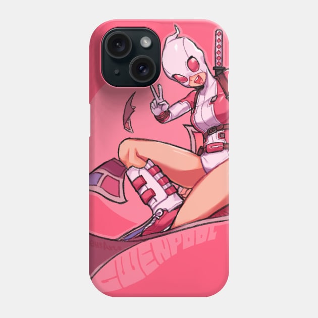 Gwenpool Phone Case by Parie