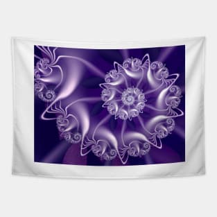 Purple Spiral Tapestry