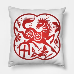 Chinese Zodiac ver.2 Horse in Red Pillow