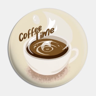 Coffee Time Mug Pin