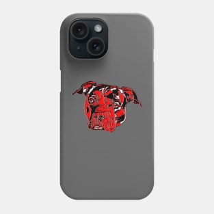 Pitbull Dog Canine Breed Head Strong Muscular Guard Phone Case