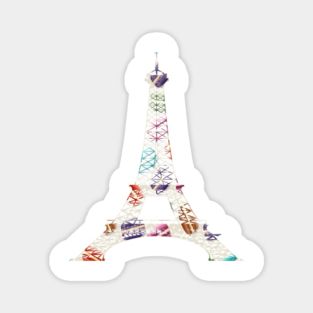 Eiffel tower Magnet by Polli