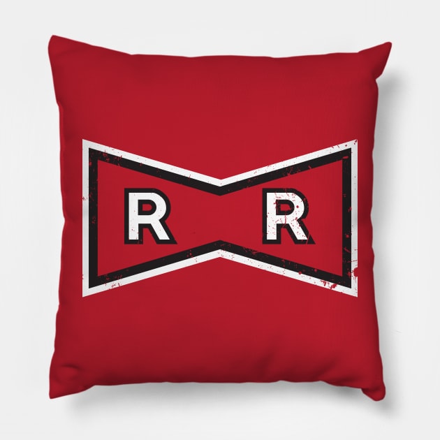 Red Ribbon Army Pillow by SALENTOmadness