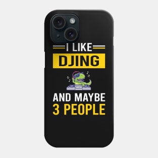 3 People Djing DJ Disc Jockey Deejay Phone Case