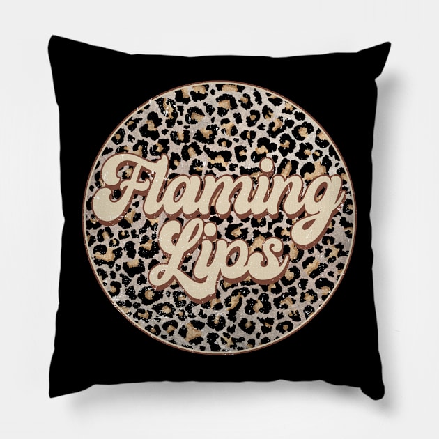 Classic Music Flaming Personalized Name Circle Birthday Pillow by Friday The 13th