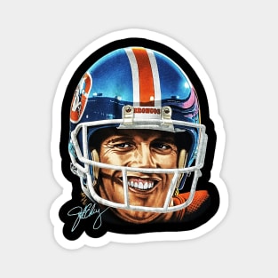 90s Football John Elway - Broncos - Classic Magnet