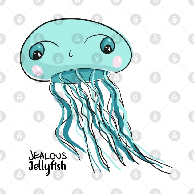 Jealous Jellyfish vector drawing by nobelbunt