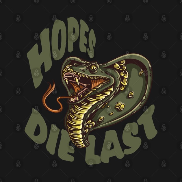 Hopes die last SNAKING COBRA SNAKE by EDDArt