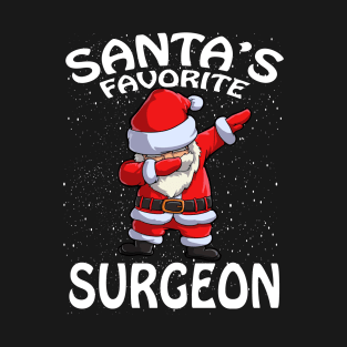 Santas Favorite Surgeon Christmas T-Shirt