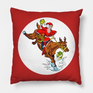 Super Lady Santa Pillow