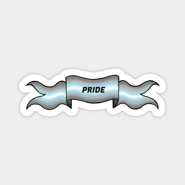 demiboy pride banner Magnet by TOASTYWAFFL3Z