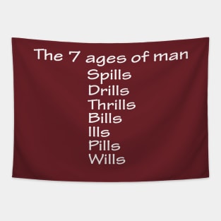 7 ages of man Tapestry