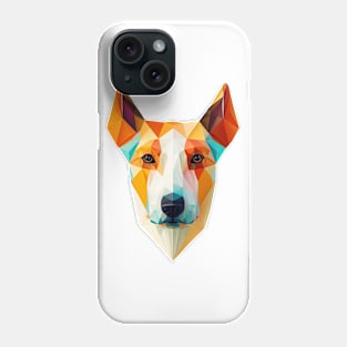 Polygon Dog Head 2 Phone Case