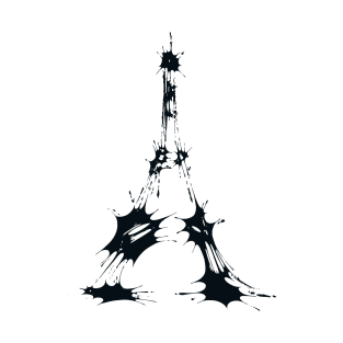 Splaaash Series - Eiffel Ink T-Shirt