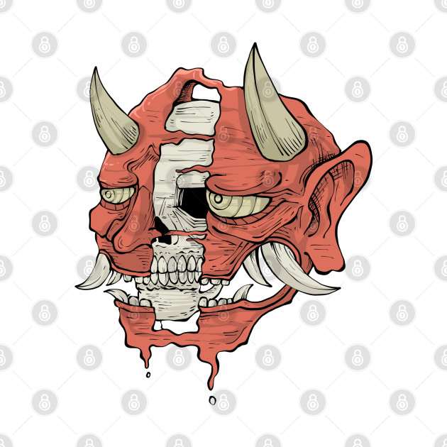 Oni skull mask by Amartwork