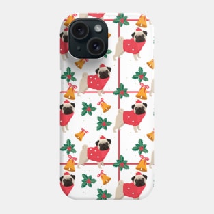 Christmas Dog Puppies Phone Case