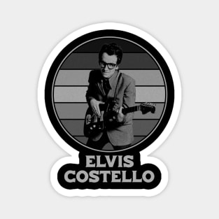 retro Elvis Costello Magnet