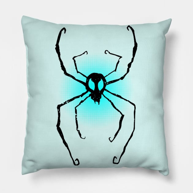 Spider Ghost Pillow by FlamingFox