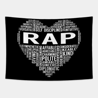 Rap Heart Tapestry