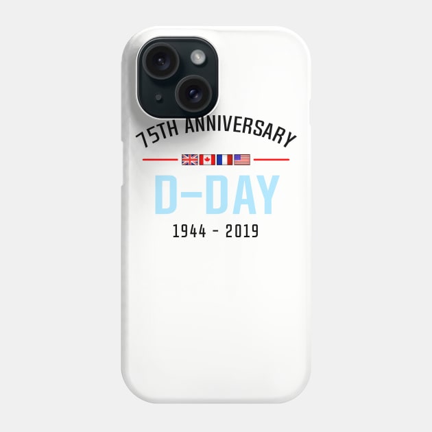 D-Day 75th Anniversary Phone Case by SeattleDesignCompany