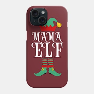 Mama elf family matching Christmas Phone Case