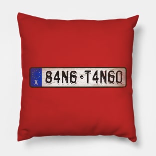 Glam Bang Tango Metal Pillow