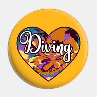 Sea Diving Pin