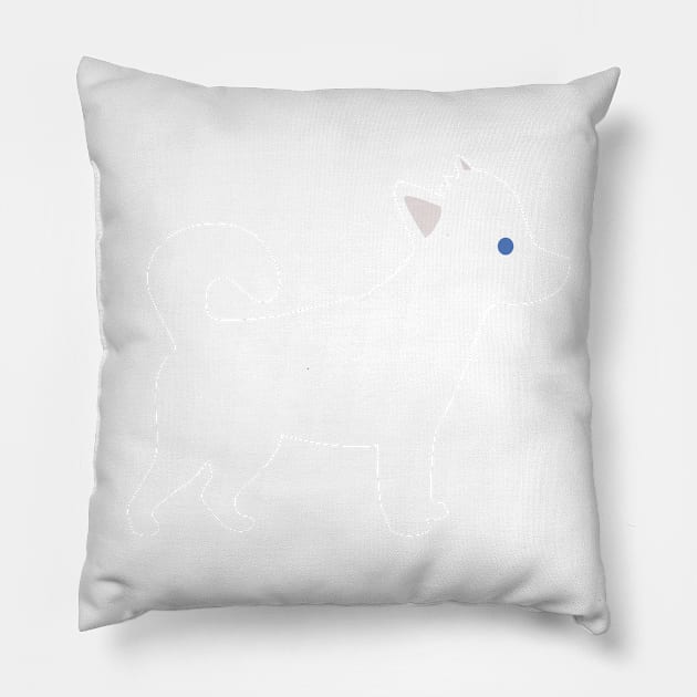 Wolf by Lunii Pillow by LuniiTee