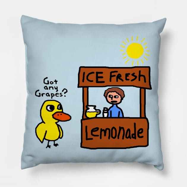 got any grapes? Pillow by BumiRiweh