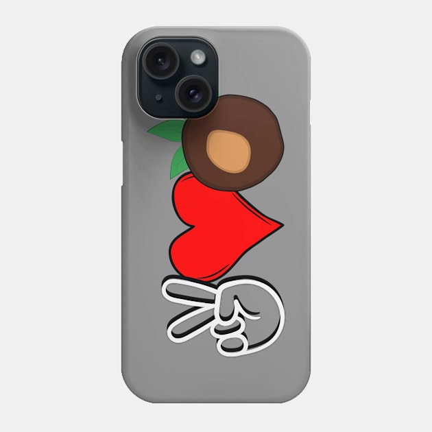 Peace Love Buckeyes Phone Case by Official Friends Fanatic