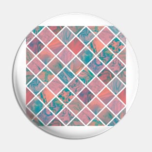 Marble mosaic Pin