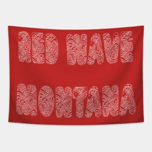 Red Wave Montana Tapestry