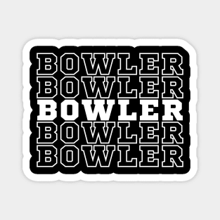 Bowler. Magnet